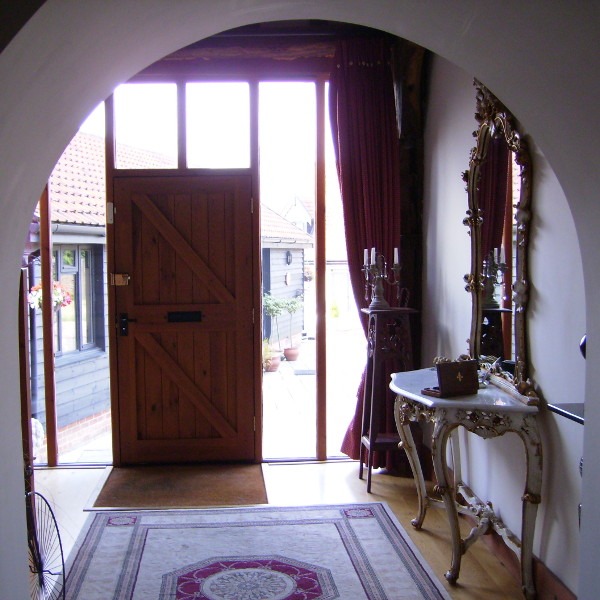 hallway and front door